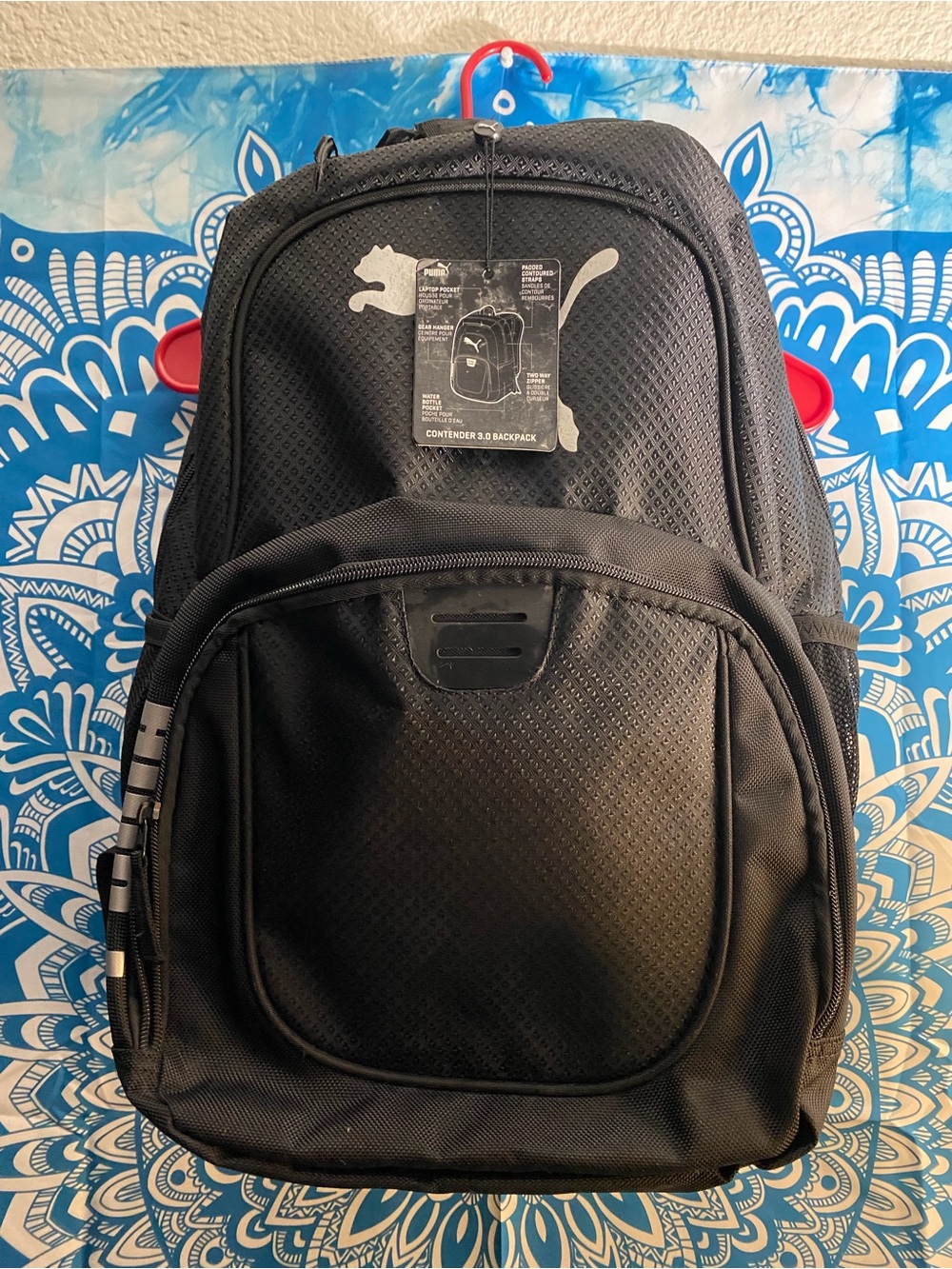 Puma Black Men’s Backpack with Reflective Logo